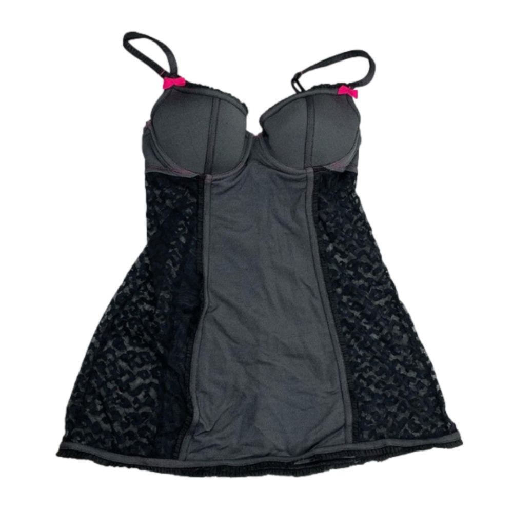 La Senza Black Ruffled lace BabyDoll small